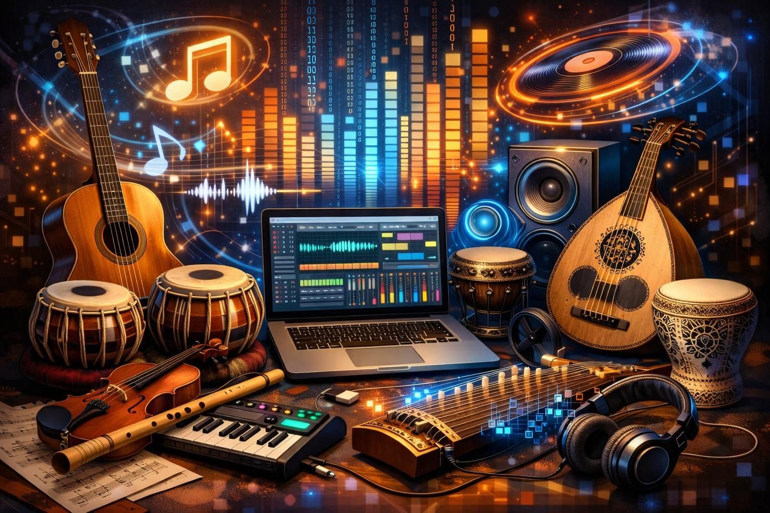 découvrez le débat sur l'intelligence artificielle et la musique gratuite, explorant les enjeux de la propriété artistique avec une analogie choc sur un tableau à 10 millions d'euros.