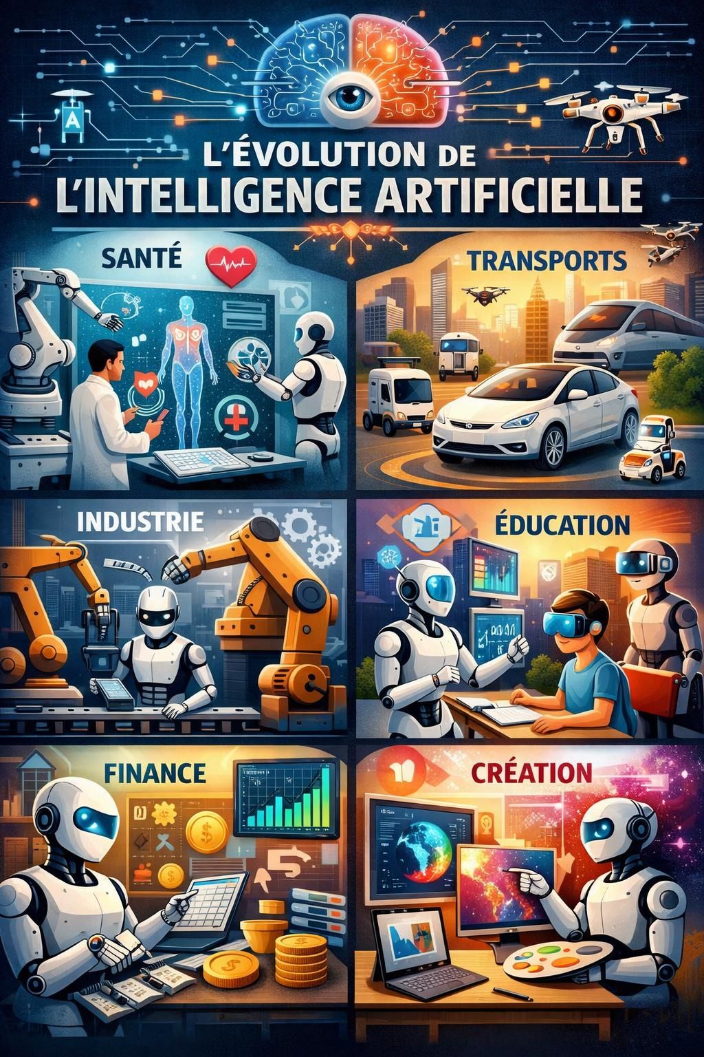 découvrez comment l'intelligence artificielle s'impose progressivement comme une force dominante dans le paysage numérique, révolutionnant les technologies et les usages.