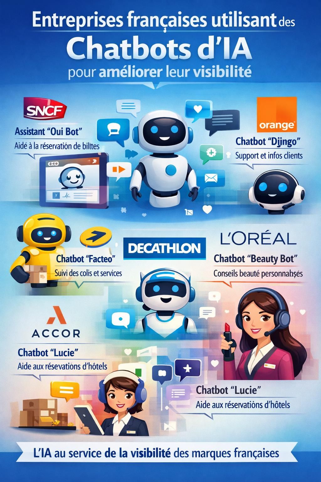 découvrez pourquoi certaines entreprises françaises leaders disparaissent des chatbots d'ia et les risques liés à cette menace d'invisibilité numérique.