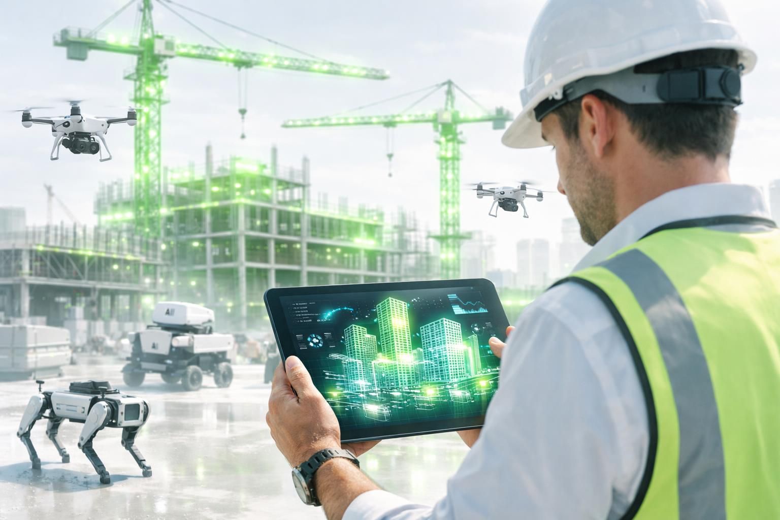 découvrez comment l'intelligence artificielle révolutionne le secteur du btp en repensant la conception, optimisant l'exploitation des données et accélérant la décarbonation pour un avenir plus durable.