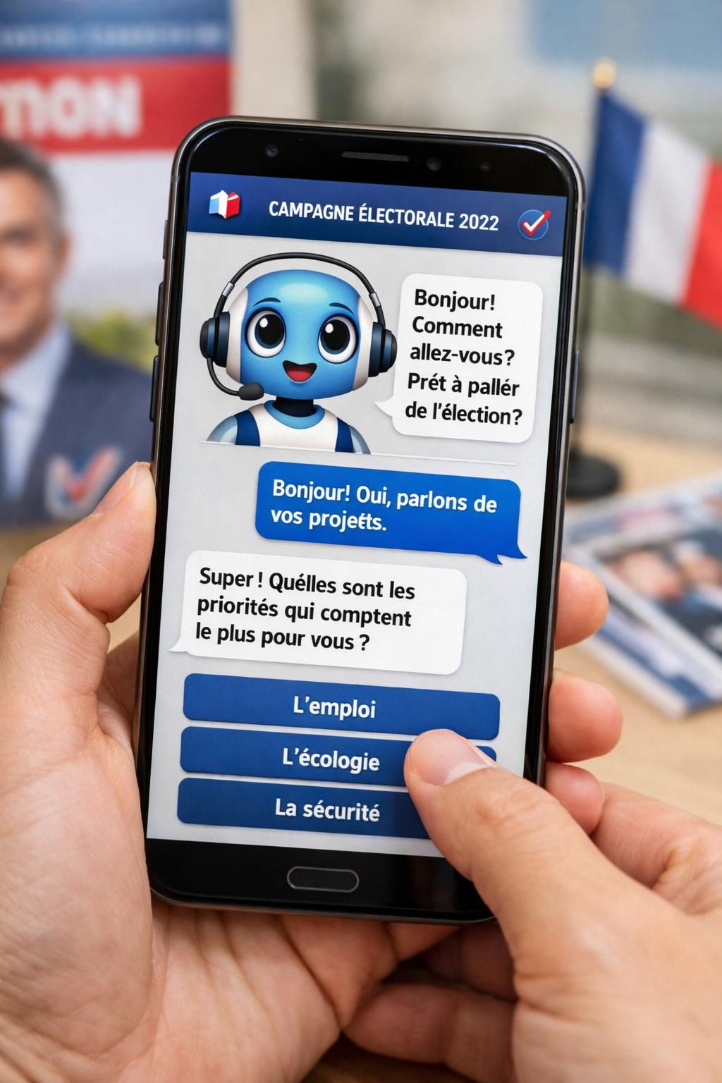 découvrez comment l'intelligence artificielle et les chatbots transforment les campagnes électorales en france, rendant la politique plus interactive et efficace.