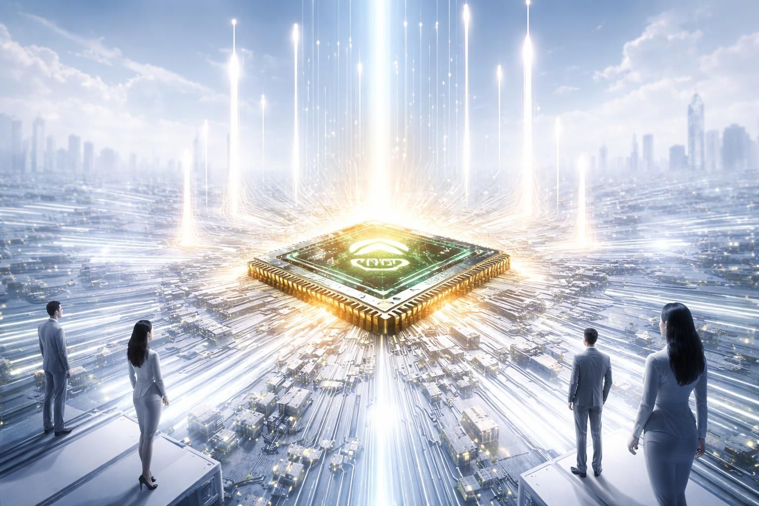 découvrez comment nvidia, leader de l'intelligence artificielle, anticipe une croissance rapide et exponentielle dans le secteur technologique.