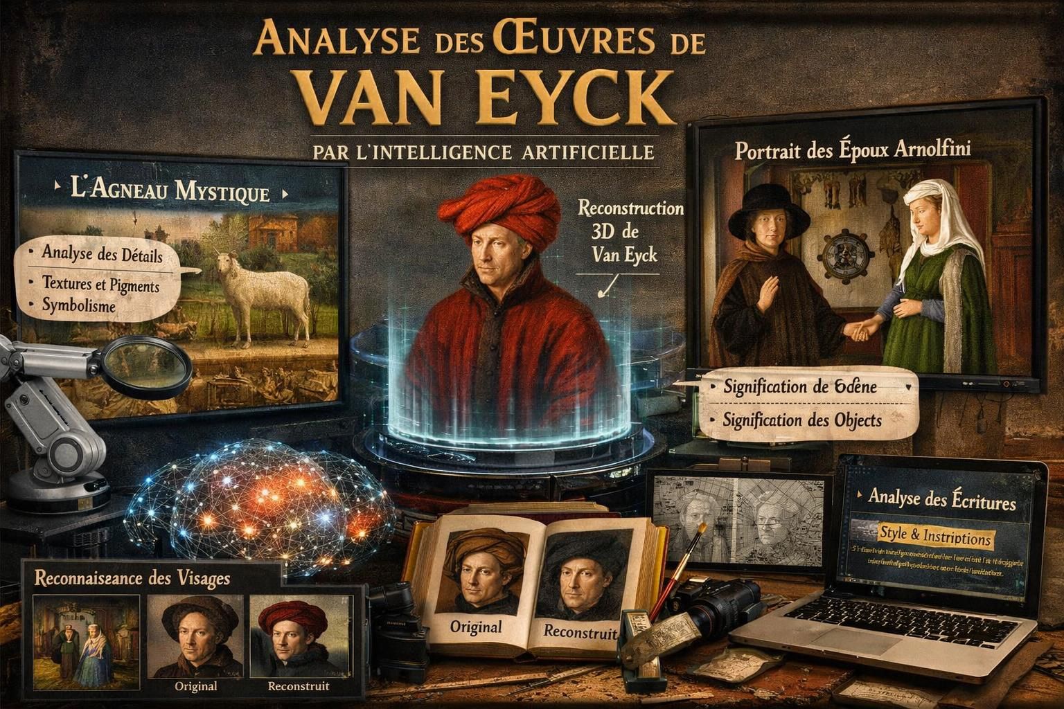découvrez comment l'intelligence artificielle remet en question l'authenticité des œuvres de van eyck exposées en italie et aux états-unis, bouleversant le monde de l'art.