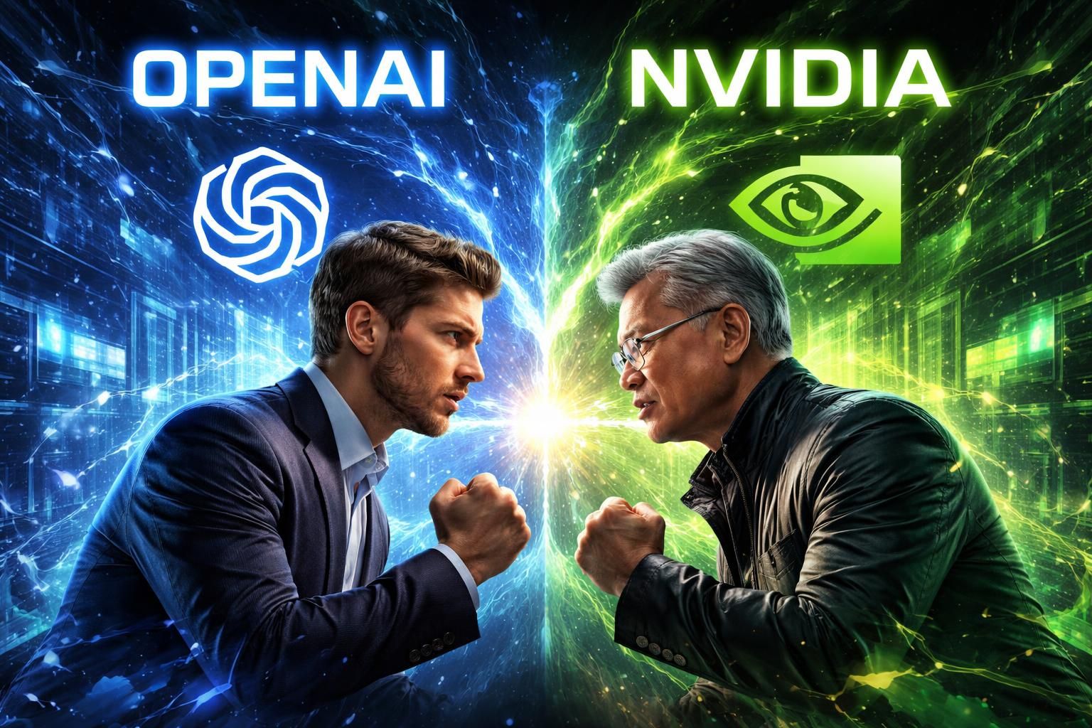 découvrez pourquoi openai et nvidia voient leur position de leader en intelligence artificielle challengée par de nouveaux acteurs et innovations dans cette vidéo.