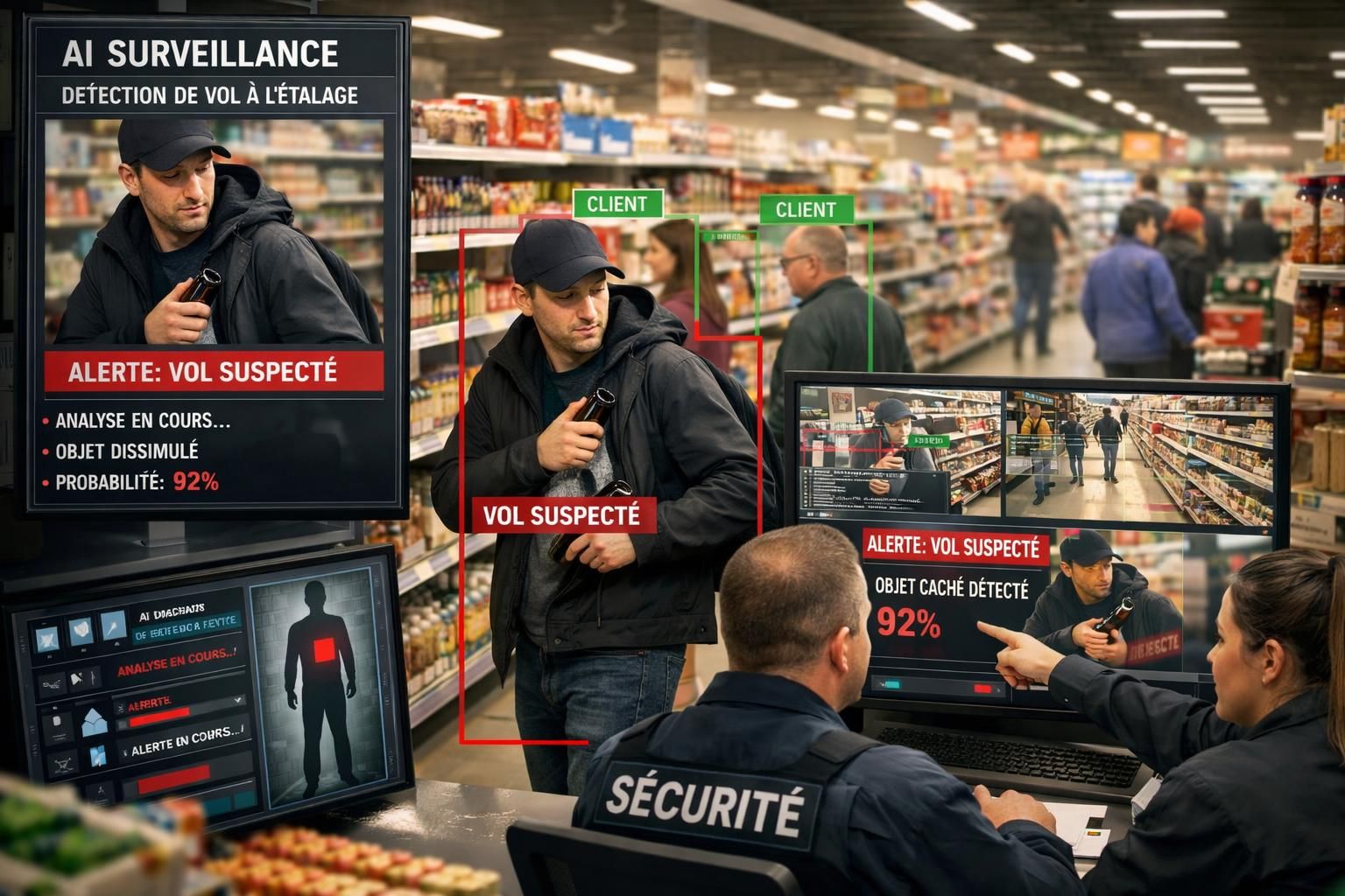 découvrez comment l'intelligence artificielle révolutionne la lutte contre les vols à l'étalage, permettant de sauver des milliards d'euros de pertes chaque année.