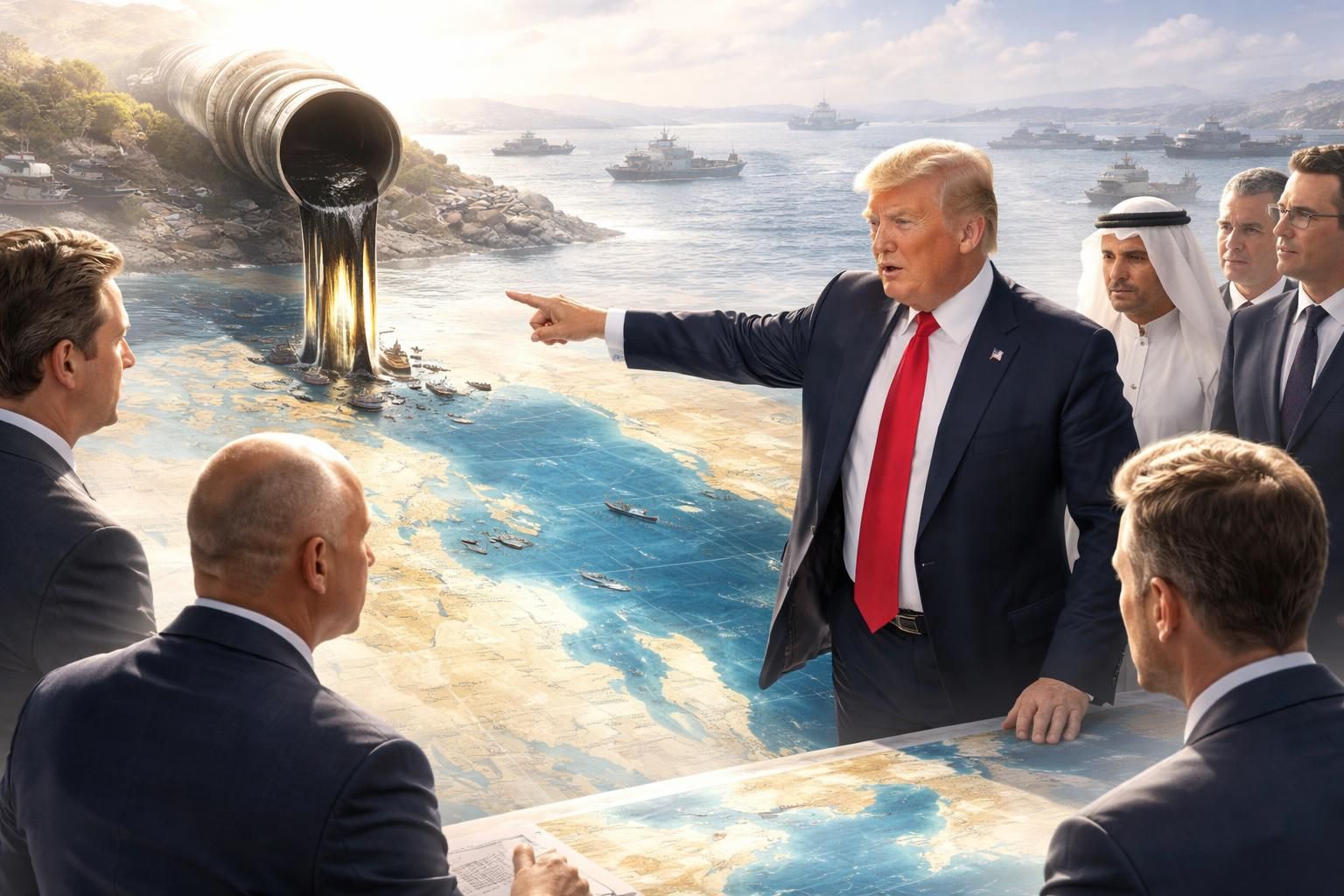 face à la hausse des prix du pétrole, trump appelle ses alliés à renforcer la sécurité du détroit d'ormuz pour garantir la stabilité énergétique mondiale.