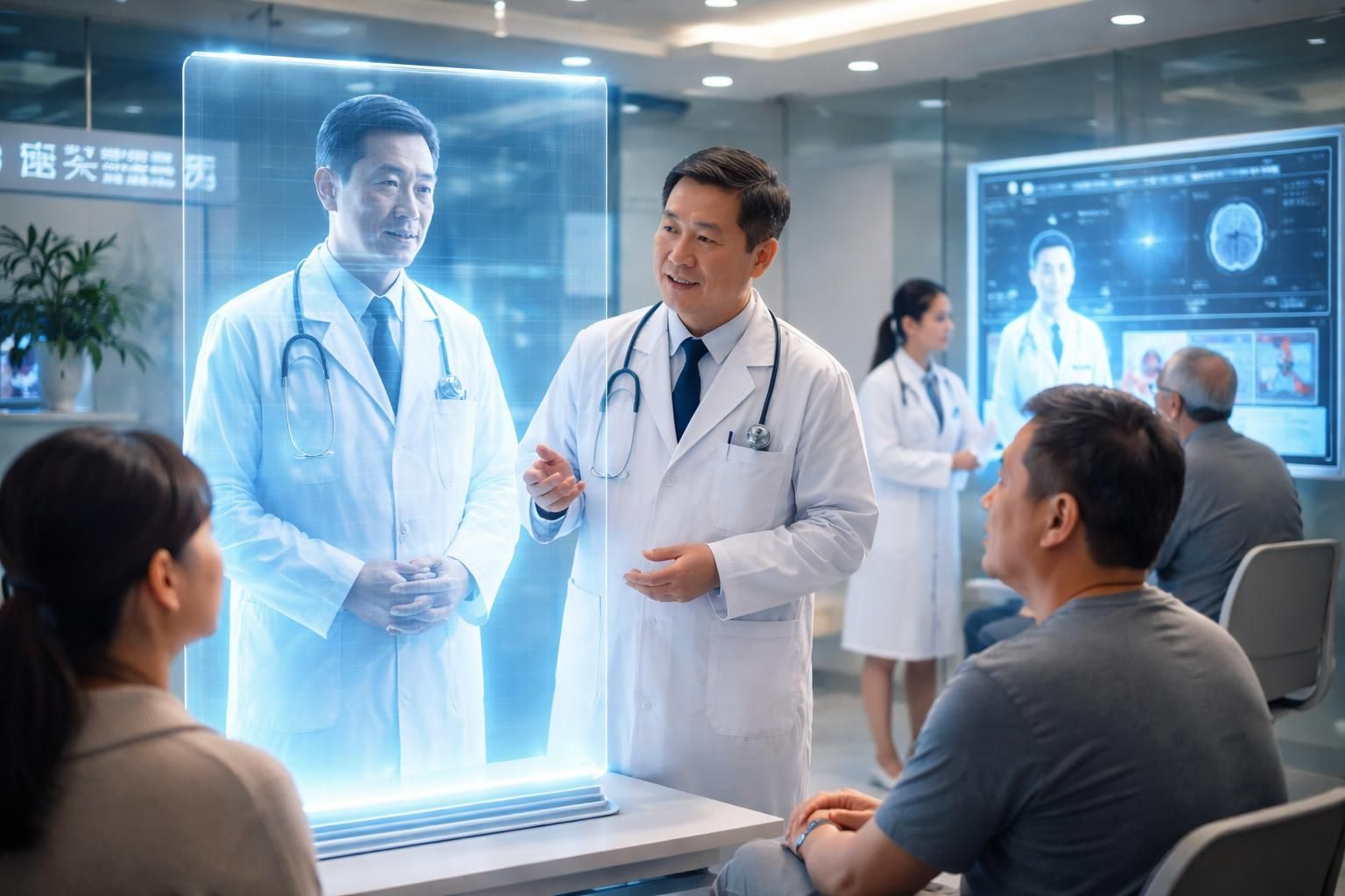 découvrez comment en chine, l'intelligence artificielle permet aux patients d'interagir avec le double numérique de leur médecin, révolutionnant ainsi les soins de santé.