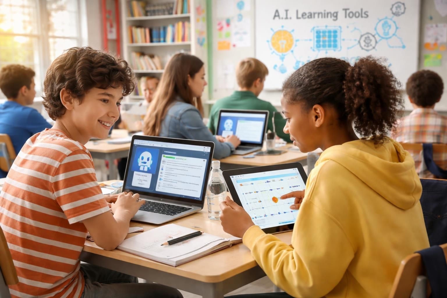 découvrez comment des collégiens explorent l'intelligence artificielle, entre risques et opportunités, pour mieux comprendre et maîtriser cette technologie révolutionnaire.