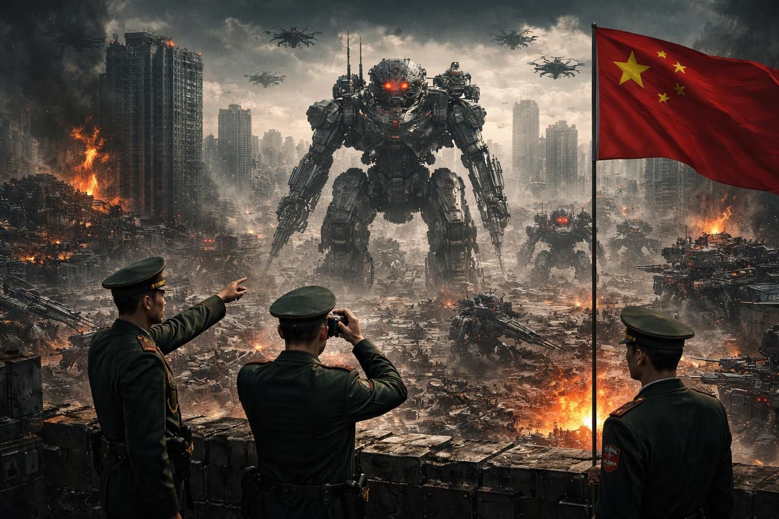 la chine met en garde contre un futur inquiétant de l'intelligence artificielle, évoquant un scénario digne de « terminator » qui soulève des préoccupations majeures sur les risques technologiques.