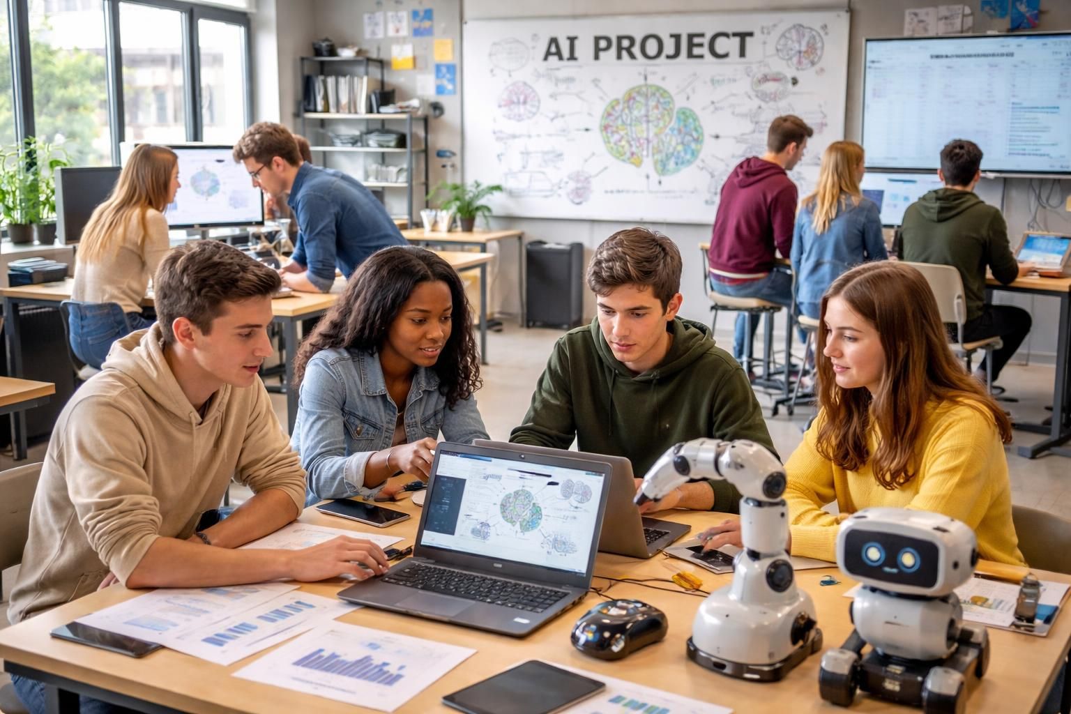 le lycée renaudeau de cholet sensibilise ses élèves aux défis et opportunités de l'intelligence artificielle, préparant ainsi la nouvelle génération aux technologies de demain.