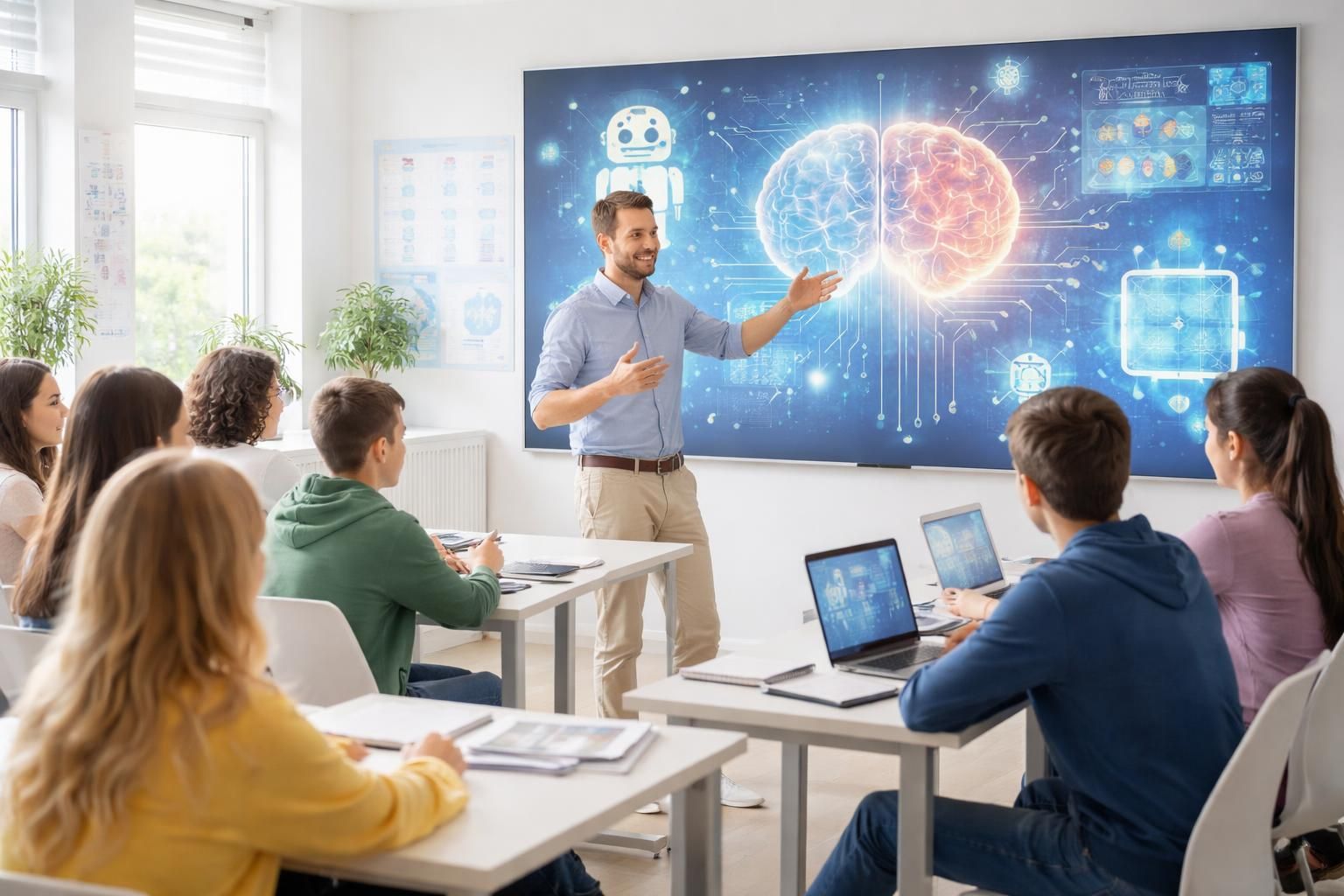 le lycée renaudeau de cholet forme ses élèves aux enjeux de l'intelligence artificielle, leur offrant une initiation complète aux technologies et défis de demain.