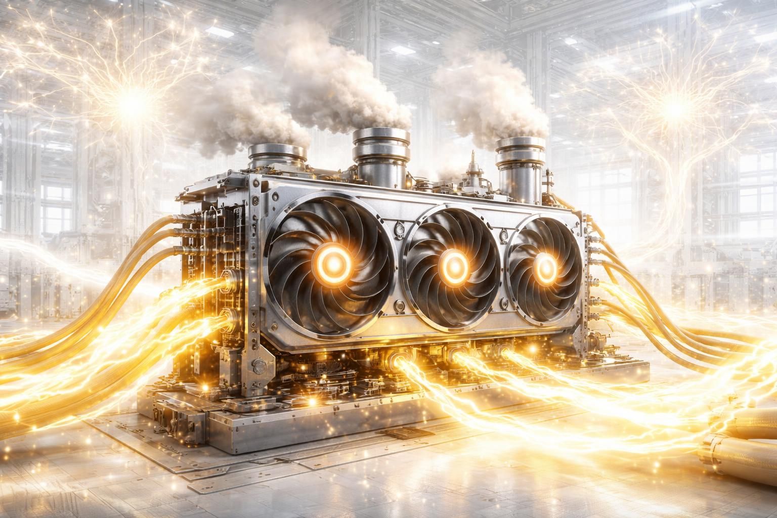 découvrez comment les cartes graphiques, essentielles pour l'intelligence artificielle, sont également responsables d'une forte consommation d'énergie et de pollution environnementale.