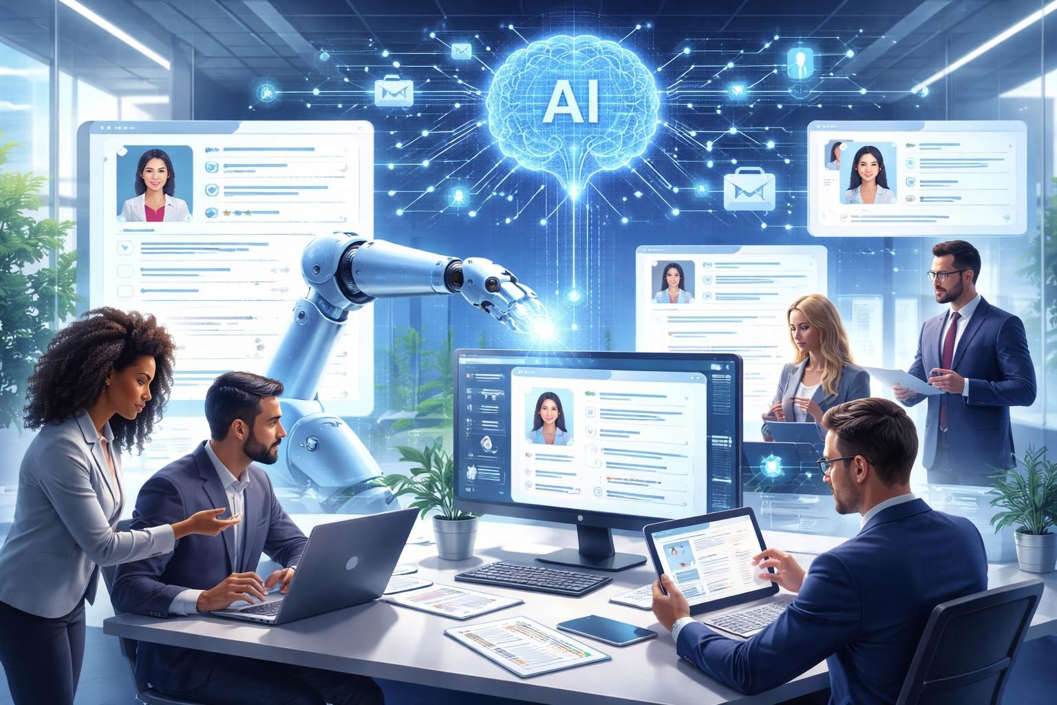 découvrez comment l'intelligence artificielle transforme les ressources humaines en offrant de nouvelles opportunités tout en posant des défis majeurs pour les entreprises.