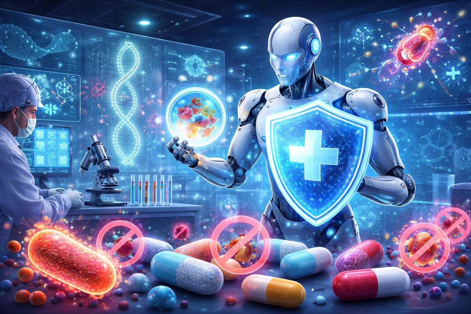 découvrez comment l’intelligence artificielle révolutionne la lutte contre l’antibiorésistance à l’échelle mondiale, en offrant des solutions innovantes pour préserver l’efficacité des antibiotiques.