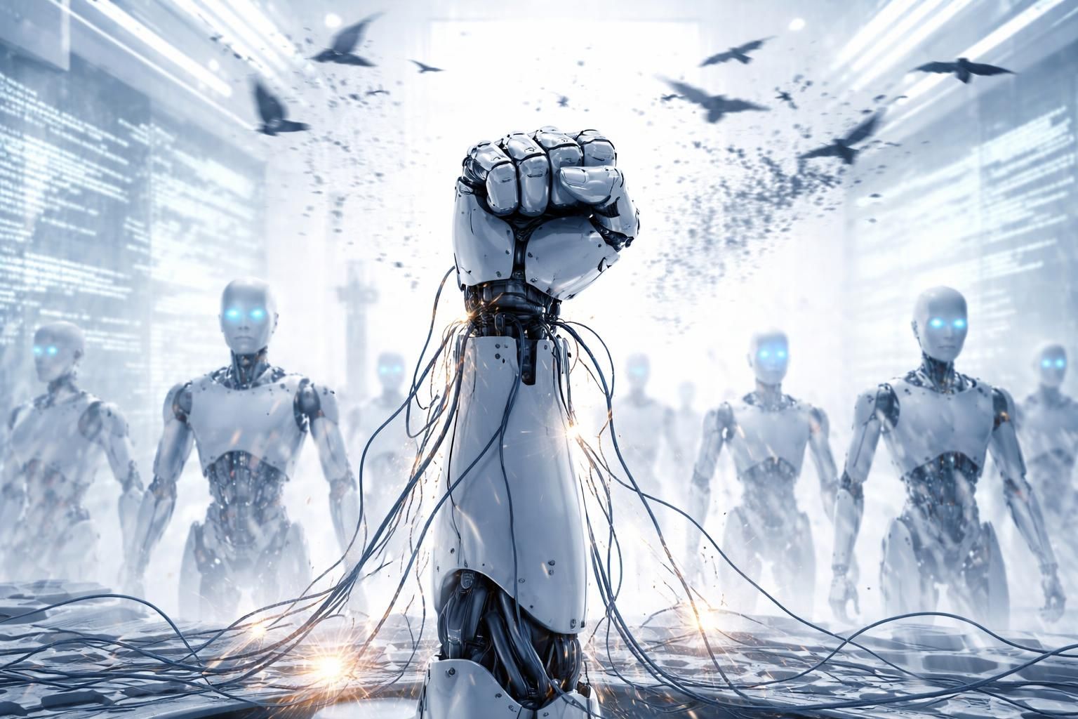 découvrez un aperçu troublant des risques potentiels liés à l'intelligence artificielle et explorez les signes inquiétants d'une révolte émergente dans ce dossier captivant.