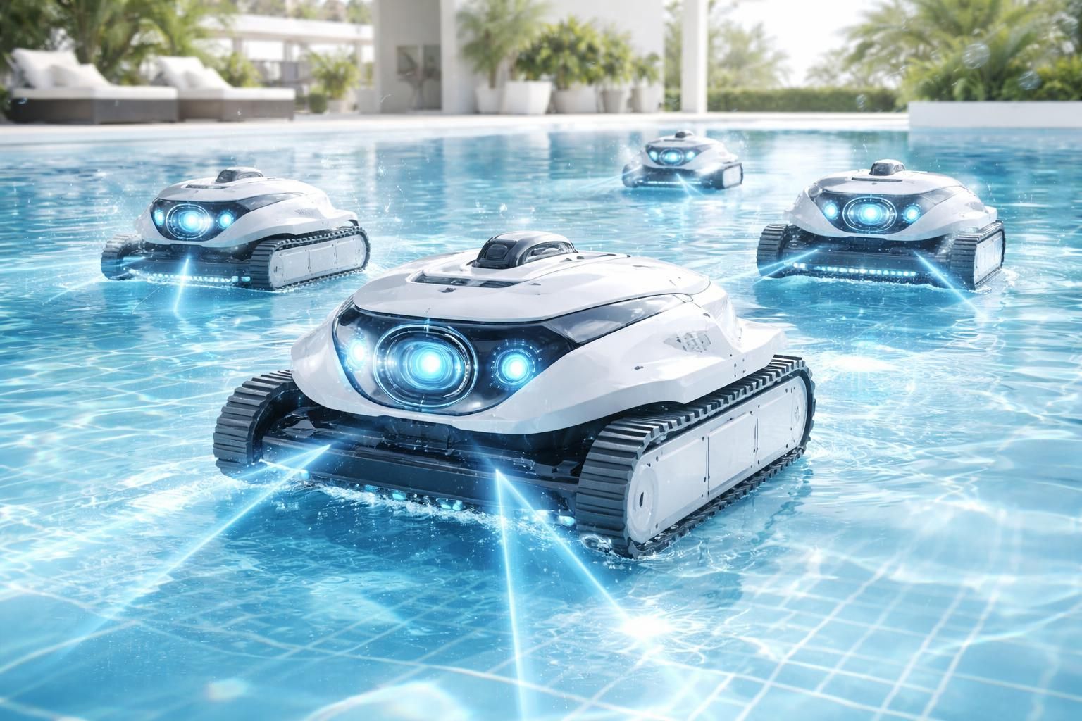 découvrez les robots de piscine wybot, équipés d'une technologie vision innovante offrant une intelligence visuelle révolutionnaire pour un nettoyage efficace et autonome.