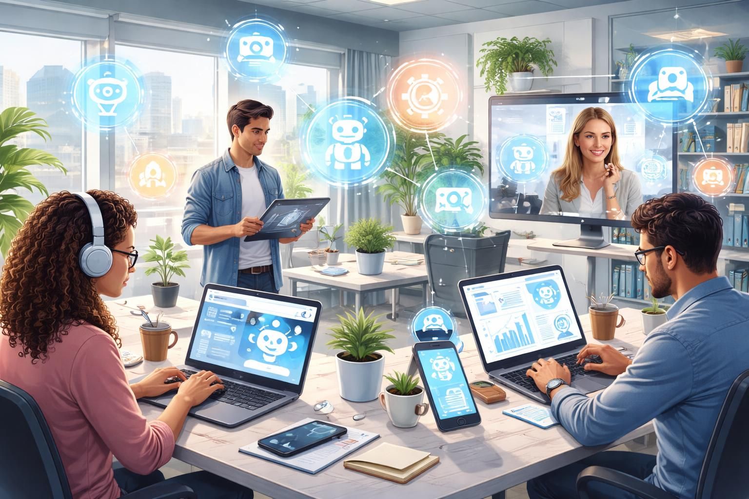 découvrez comment le télétravail et l'intelligence artificielle transforment le quotidien au bureau en introduisant de nouvelles pratiques innovantes pour une meilleure productivité et flexibilité.