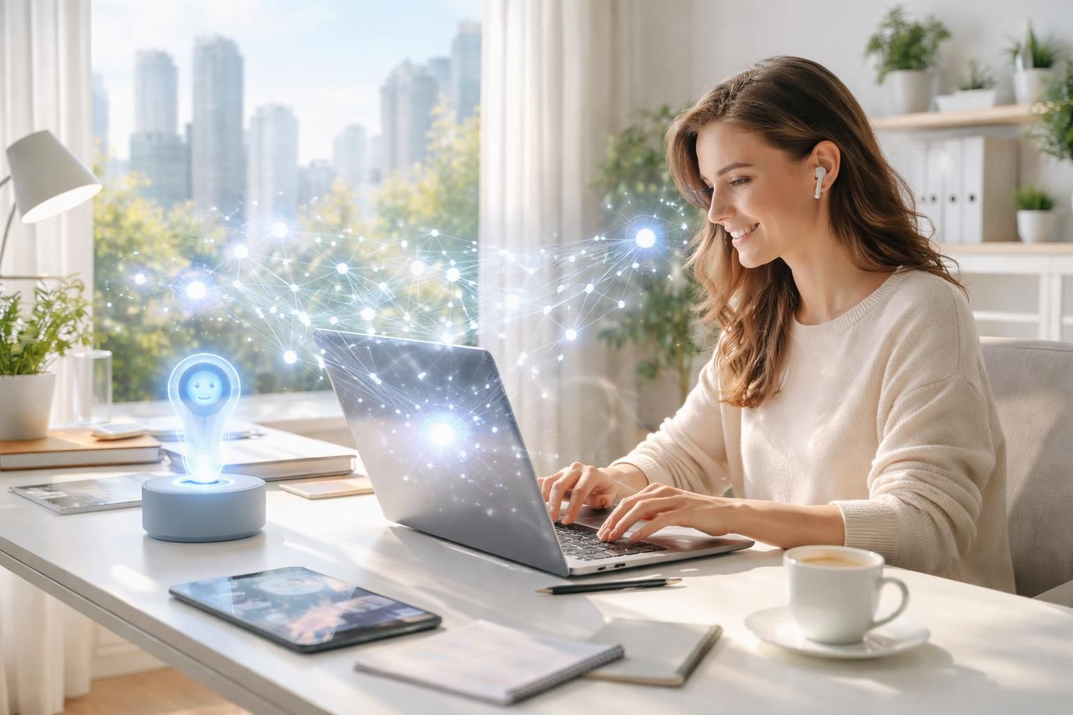 découvrez comment le télétravail combiné à l'intelligence artificielle transforme le quotidien au bureau, en optimisant les pratiques et améliorant la productivité.