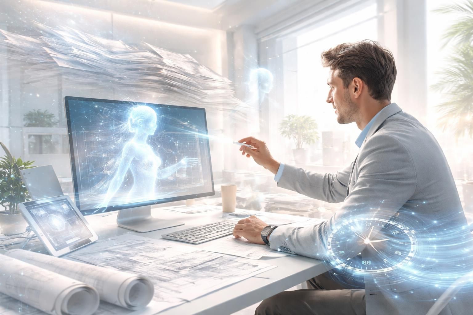 découvrez comment l'intelligence artificielle révolutionne le secteur de l'architecture en offrant un gain de temps réel, après avoir transformé les métiers des traducteurs et graphistes.