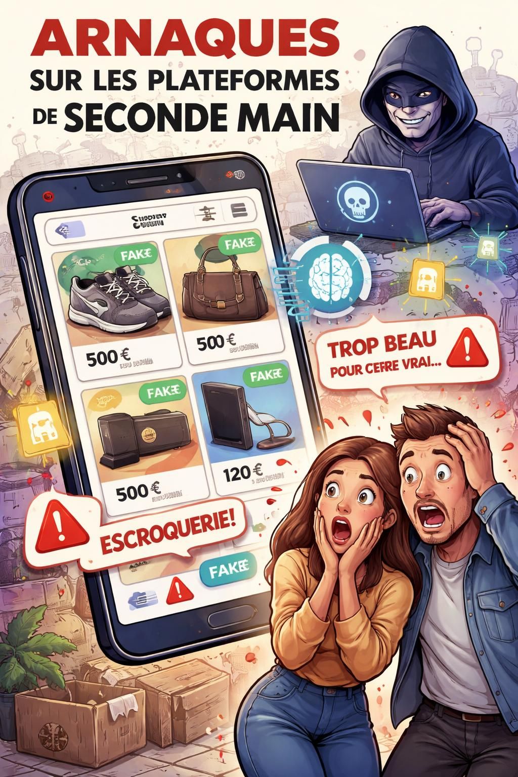 découvrez comment l'intelligence artificielle est exploitée par les escrocs sur vinted et leboncoin, transformant ces plateformes de seconde main en terrains propices aux fraudes inattendues.