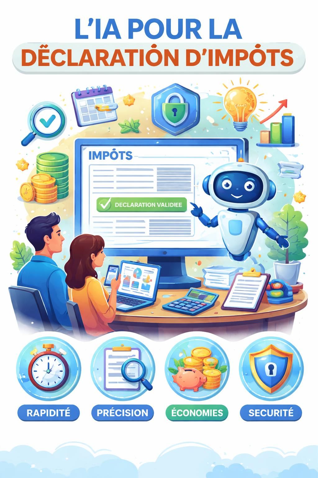 découvrez comment l'intelligence artificielle transforme la déclaration d'impôts 2026 en optimisant vos revenus de manière simple et efficace.