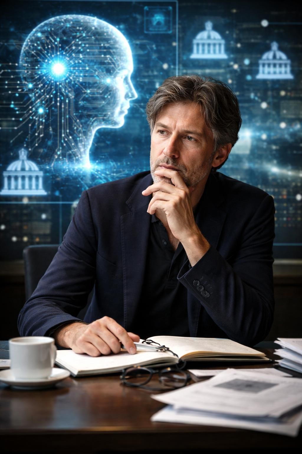 découvrez l'analyse d'éric sadin sur l'ia, révélant comment elle reflète une impuissance politique délibérée et soulève des questions cruciales pour notre société.