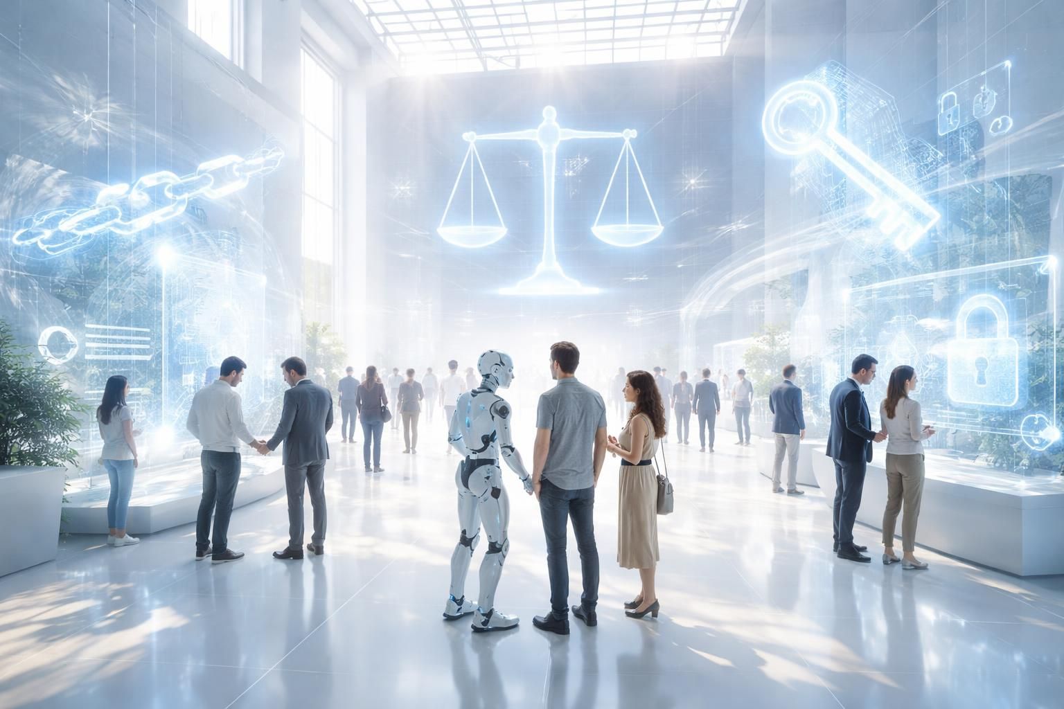 plongez dans une exposition immersive qui explore les 'droits devant' à l’ère de l’intelligence artificielle, mêlant innovation technologique et enjeux éthiques pour comprendre notre futur numérique.