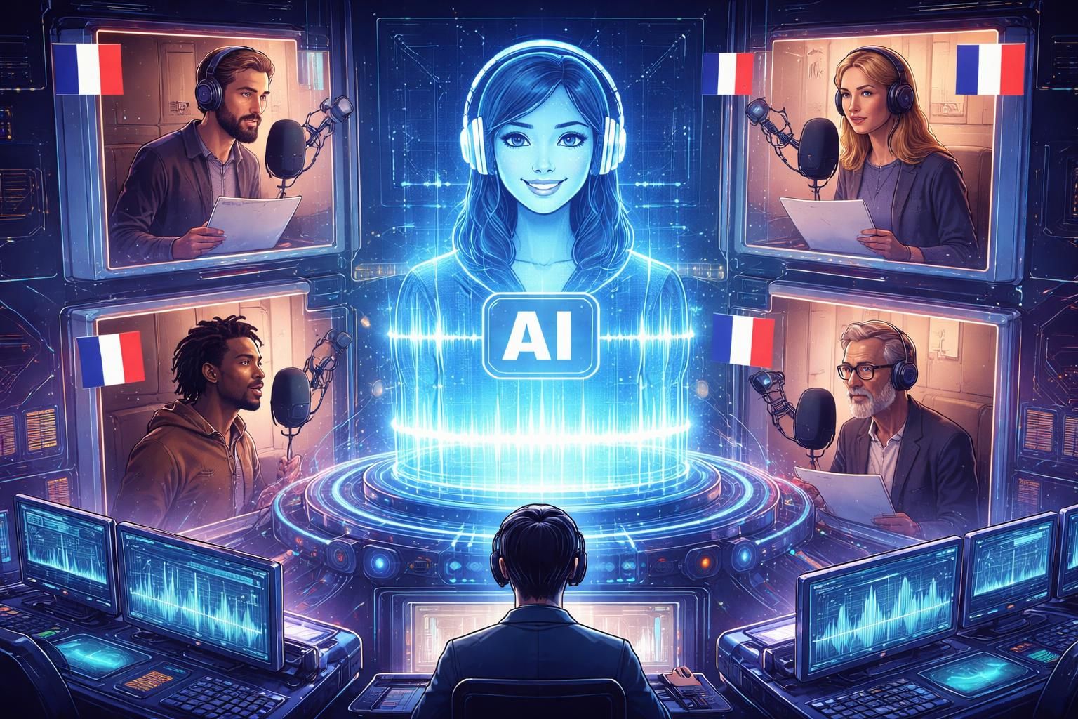 vingt-cinq doubleurs français réussissent à faire retirer leurs voix clonées illégalement utilisées sur une plateforme grâce à l'intelligence artificielle.