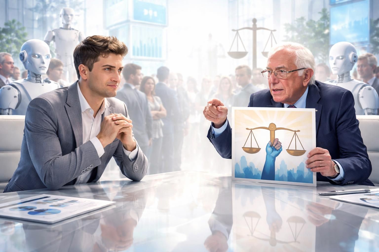 découvrez comment sam altman combine cynisme et pragmatisme en adoptant la stratégie politique de bernie sanders dans le domaine de l'intelligence artificielle.