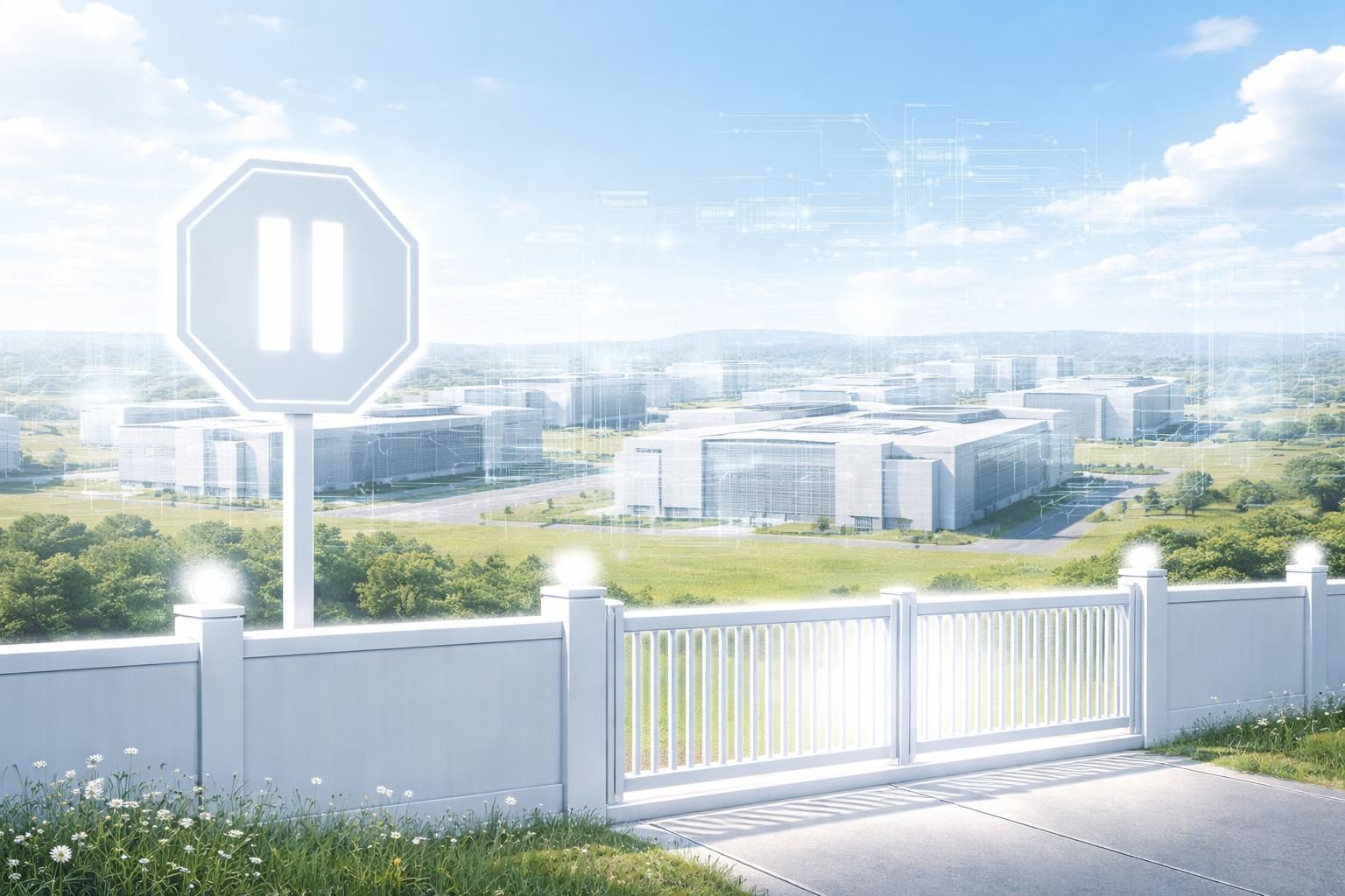 un état américain met en place un moratoire pour suspendre la construction de méga centres de données liés à l'intelligence artificielle, afin de mieux évaluer leurs impacts environnementaux et sociaux.