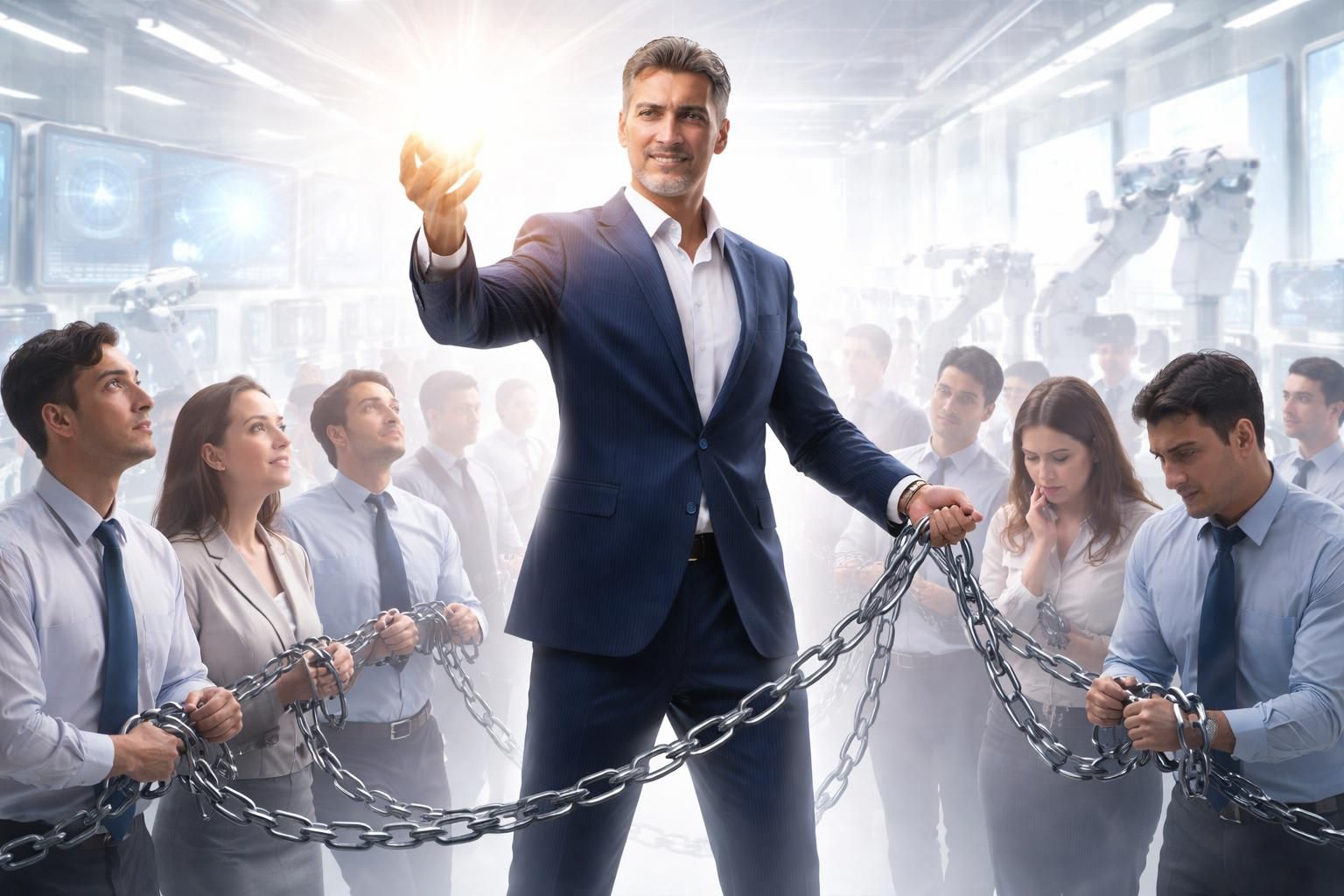 découvrez comment l'ia pourrait créer plus d'emplois tout en adoptant des méthodes managériales oppressives, selon le point de vue d'un dirigeant influent.