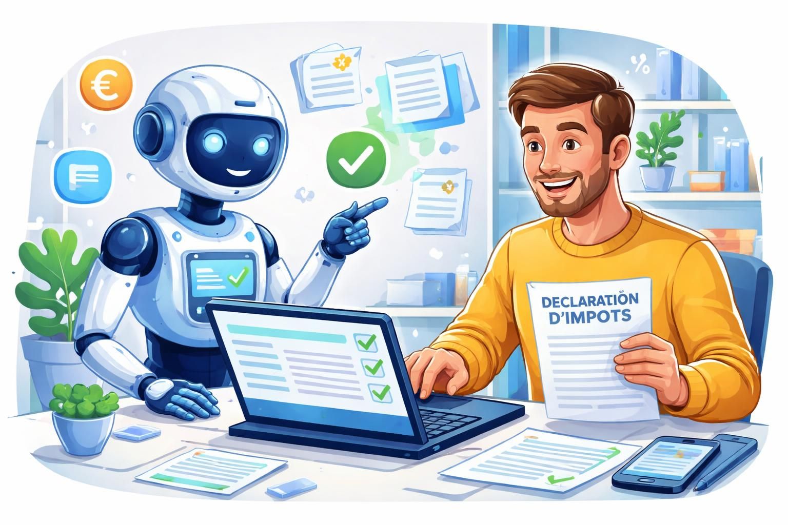 découvrez comment l'intelligence artificielle peut simplifier votre déclaration fiscale et optimiser vos impôts, en offrant un accompagnement fiable et efficace.