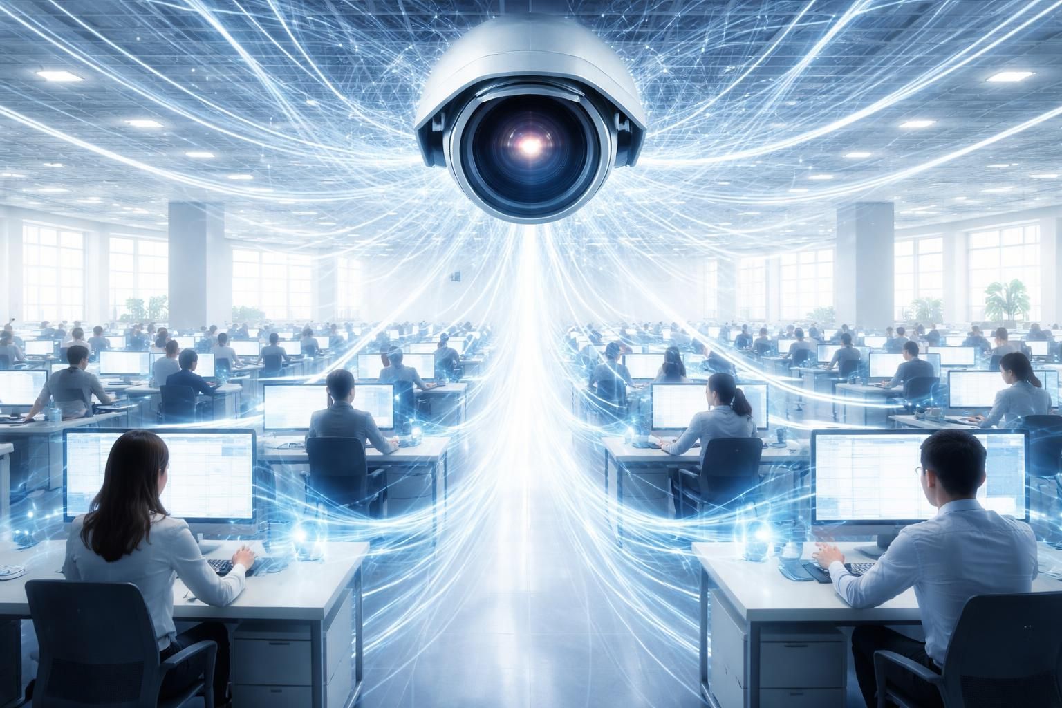 découvrez comment mark zuckerberg met en place une surveillance sans précédent, où chaque clic de souris et frappe clavier des employés est minutieusement scruté, évoquant un scénario dystopique inquiétant.