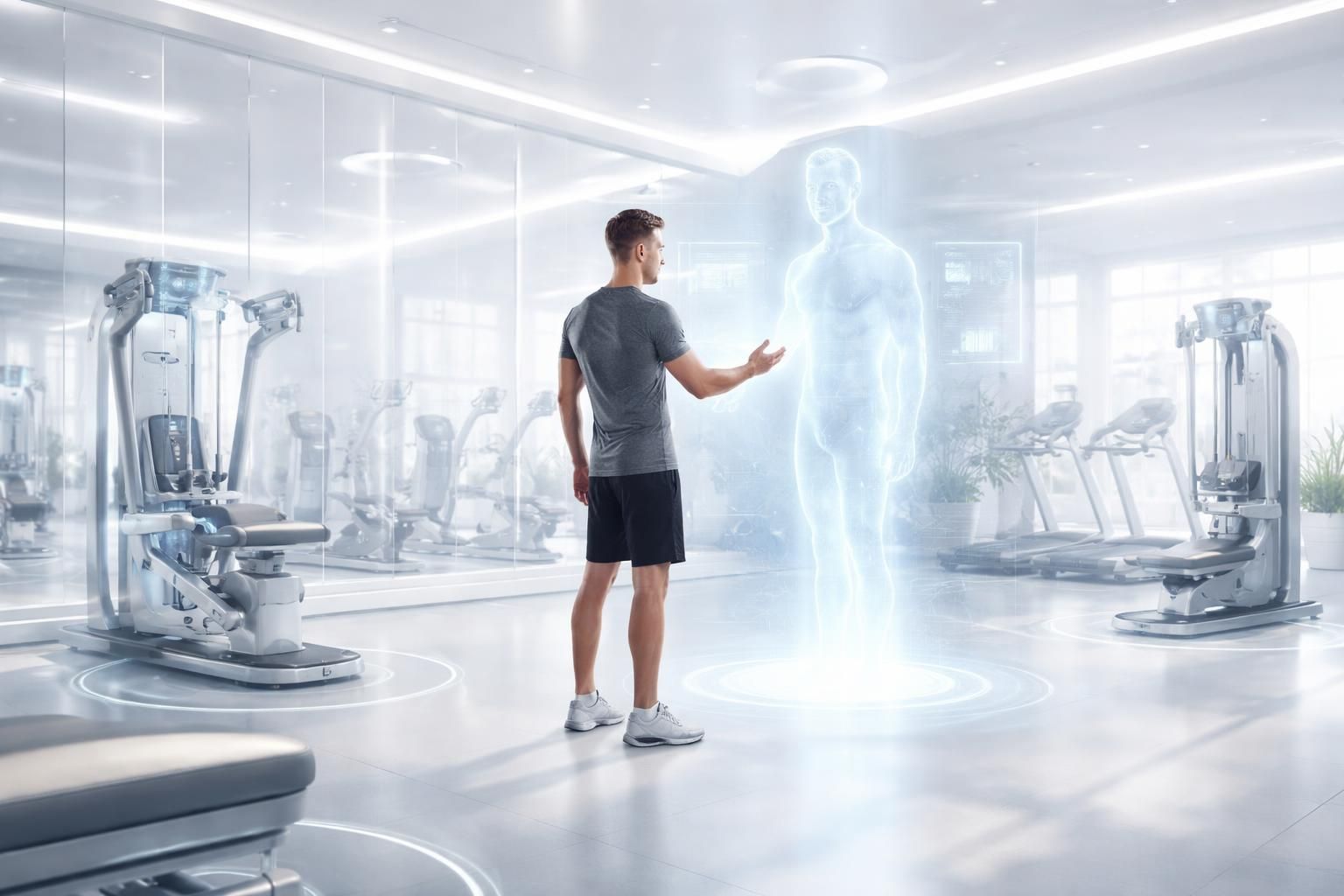 découvrez mon expérience unique dans une salle de sport innovante où l'intelligence artificielle personnalise chaque entraînement pour des résultats optimaux et adaptés à vos besoins.