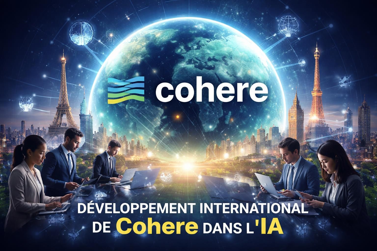 cohere, entreprise canadienne spécialisée en intelligence artificielle, étend rapidement son développement à l'international pour révolutionner le secteur technologique.
