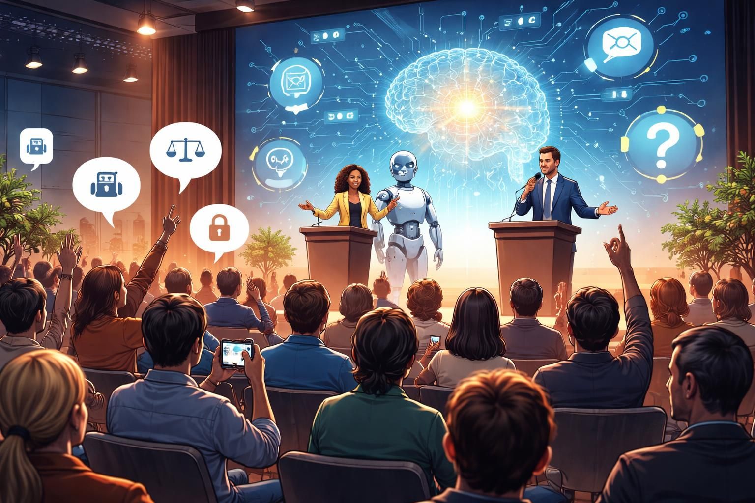 participez à un débat démocratique essentiel sur l'impact réel et l'utilité concrète de l'intelligence artificielle dans notre société.