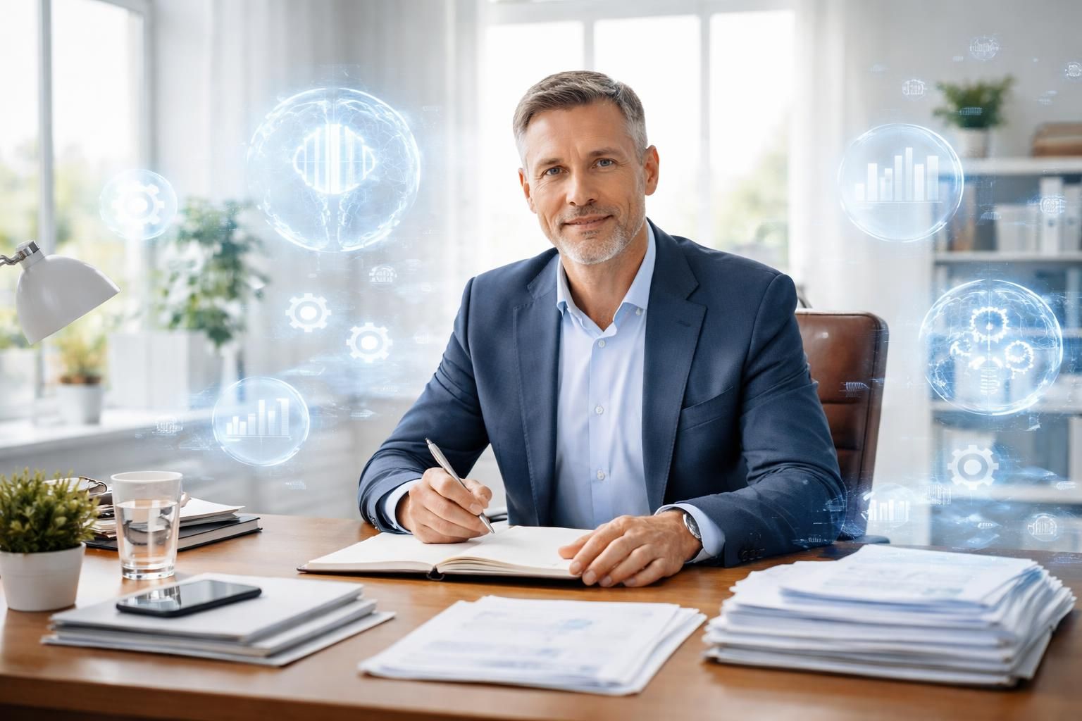 découvrez comment, malgré la transformation numérique en entreprise, le cadre maintient son espace de travail traditionnel dans le contexte de l'intelligence artificielle.