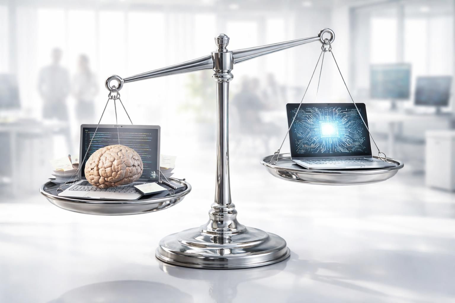 découvrez si investir dans l'intelligence artificielle coûte réellement plus cher que de recruter un développeur humain, en analysant les avantages, les coûts et les perspectives à long terme.