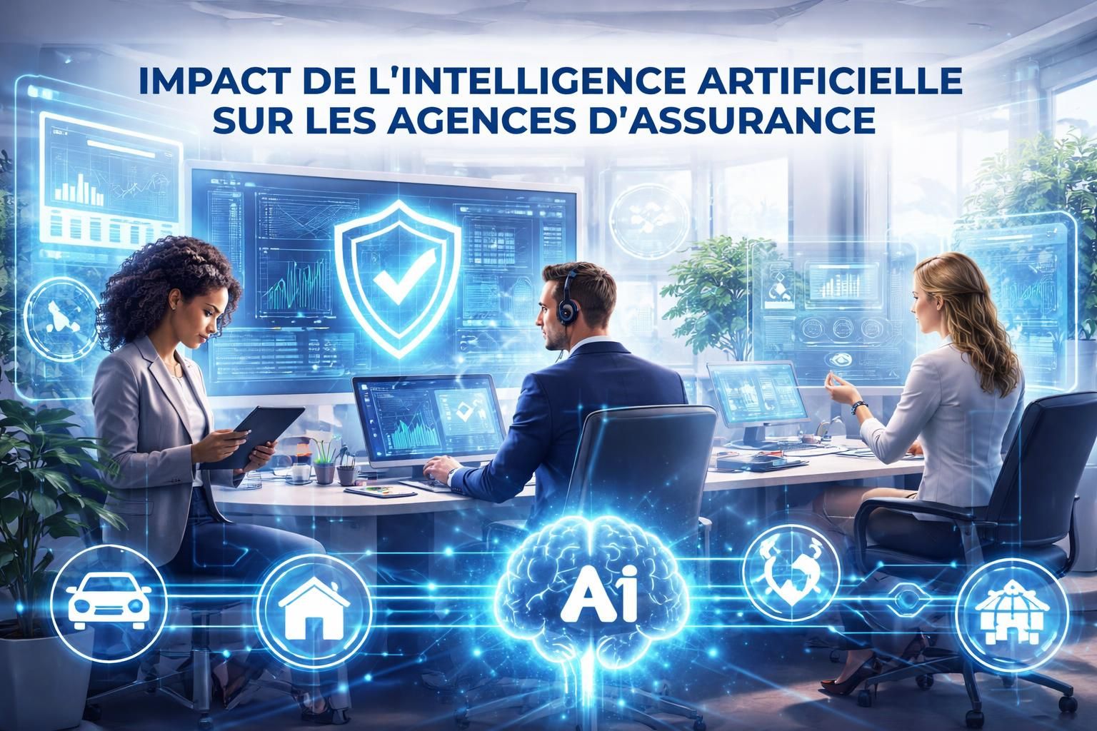 découvrez comment l'intelligence artificielle pourrait transformer le secteur de l'assurance et menacer l'existence des agences traditionnelles.