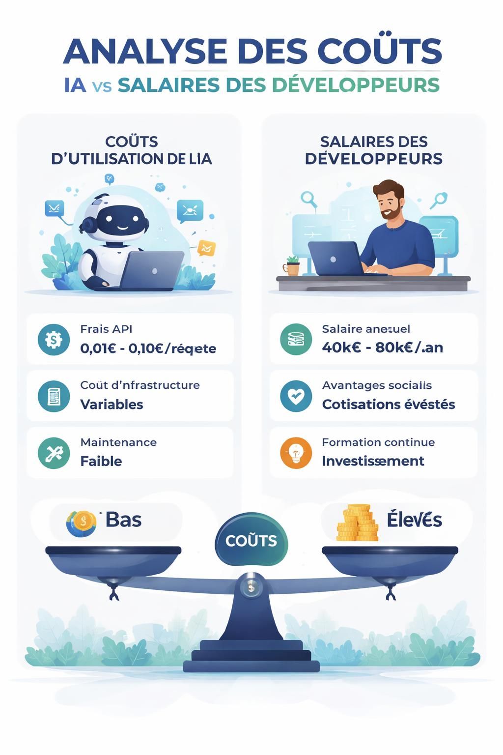 découvrez comment microsoft reconsidère le coût de l'intelligence artificielle par rapport aux développeurs humains et les implications pour l'industrie technologique.