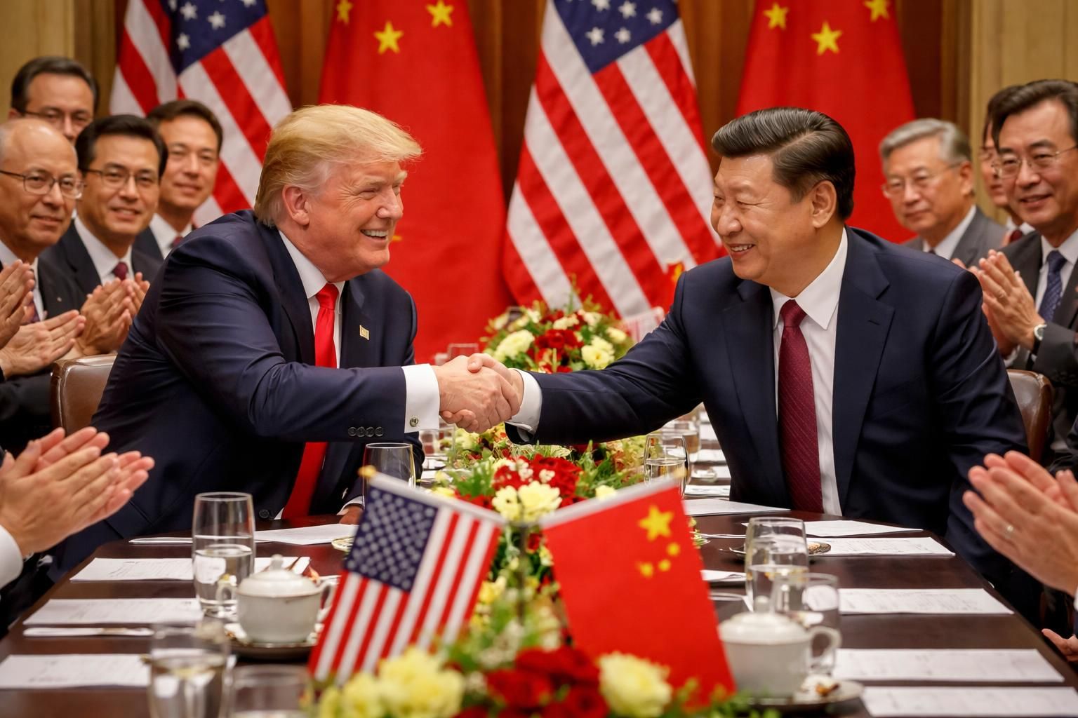 trump parvient à apaiser les tensions commerciales avec pékin, tout en faisant face à de nouveaux défis économiques qui pourraient affecter les relations futures entre les deux puissances.