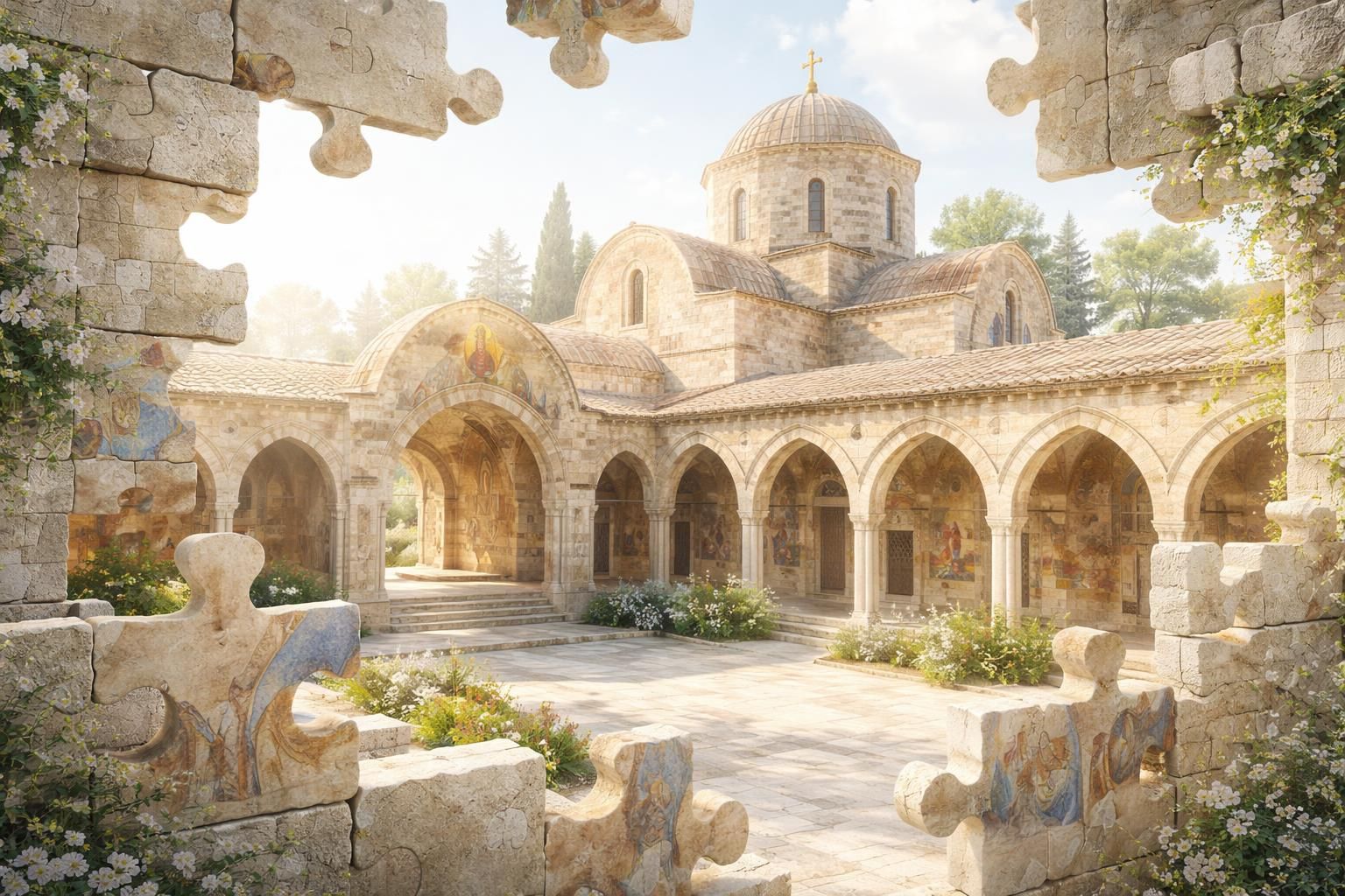 découvrez comment l'intelligence artificielle et la 3d permettent la reconstruction numérique d'un monastère du xiie siècle à chypre, alliant patrimoine historique et technologie moderne.