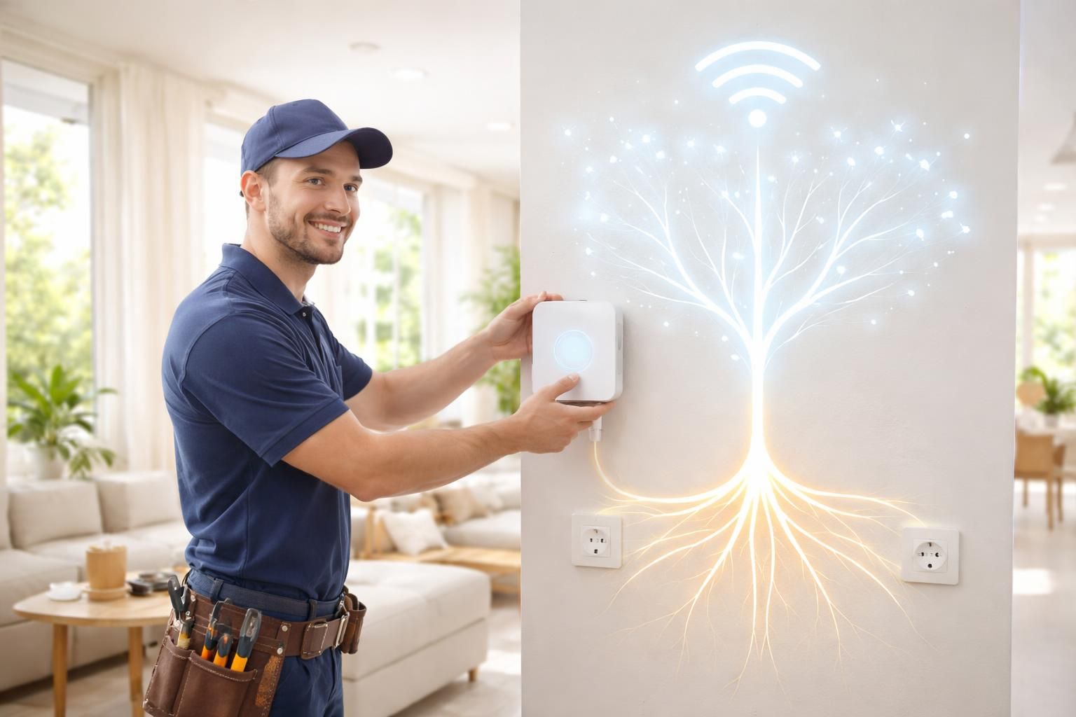 découvrez comment cette société simplifie la gestion de votre électricité et de votre wi-fi avec une installation rapide et efficace directement chez vous.