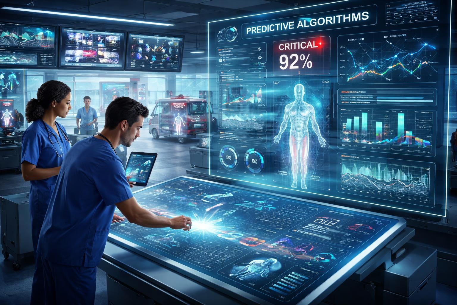 découvrez comment l'intelligence artificielle transforme les services d'urgences grâce à la prédiction des flux de patients et à la détection instantanée des fractures, améliorant ainsi la prise en charge et les soins en temps réel.