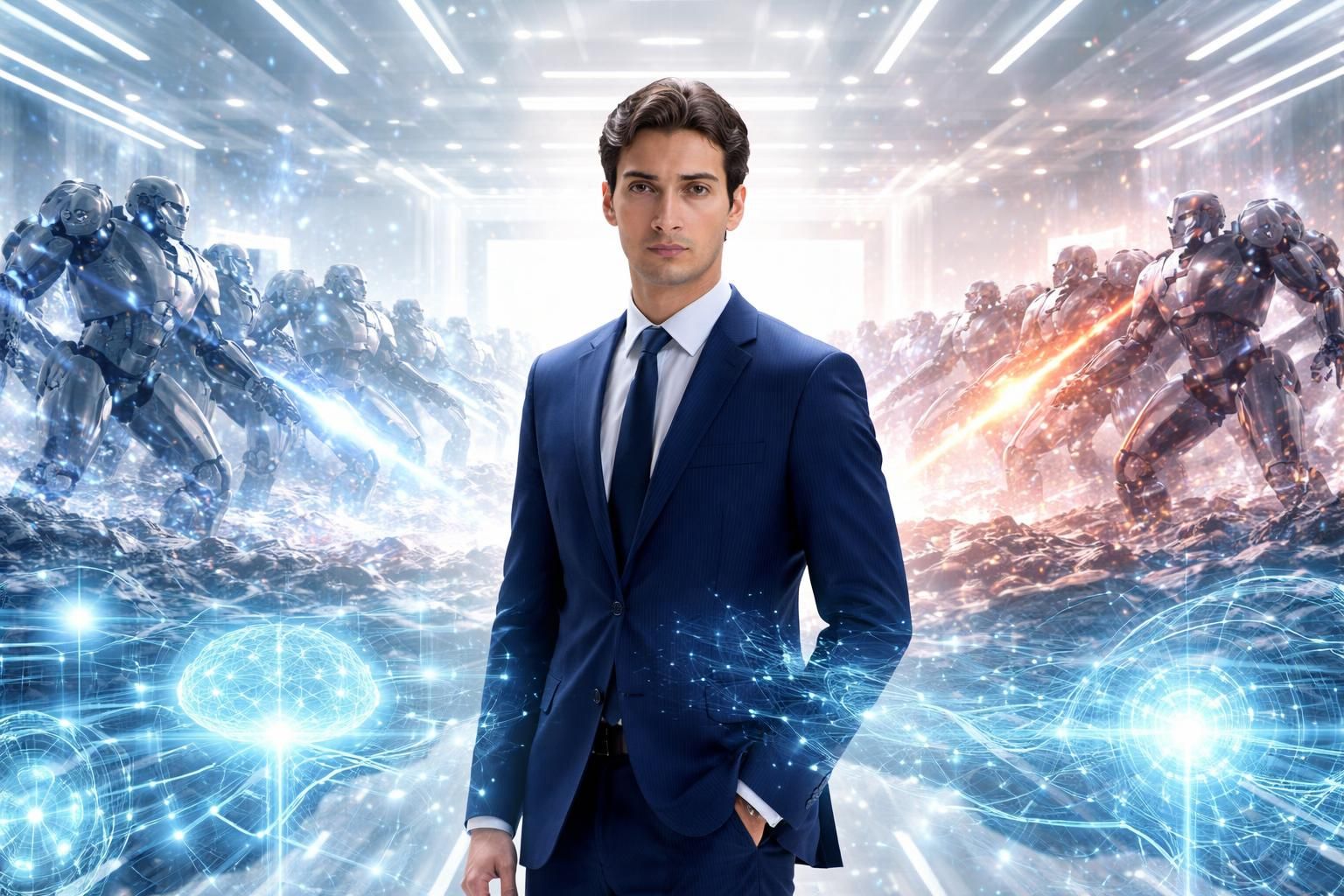 gabriel attal déclare que la france est pleinement engagée dans une guerre technologique majeure centrée sur l'intelligence artificielle, soulignant les enjeux cruciaux pour l'innovation et la souveraineté digitale.