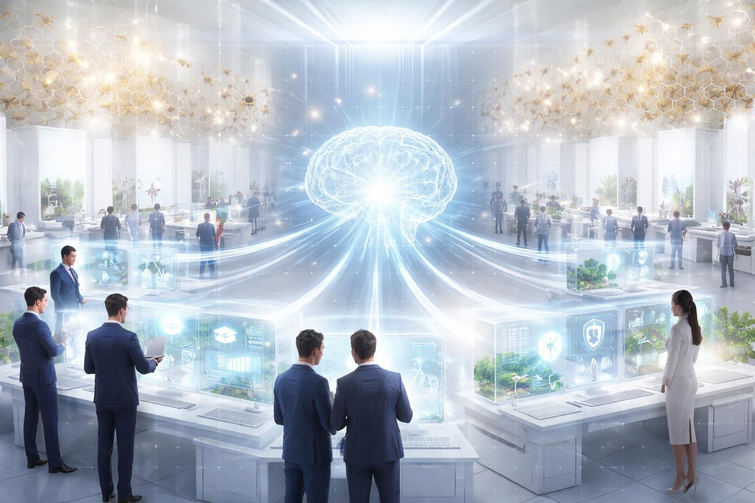 découvrez comment l'intelligence artificielle révolutionne les ministères en améliorant l'efficacité des services publics et explorez les répercussions futures de ces technologies sur l'administration.