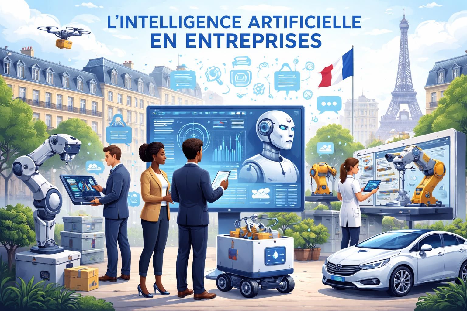 découvrez les causes du retard de la france dans l'adoption de l'intelligence artificielle à travers les différents secteurs d'entreprise et les enjeux pour rattraper ce décalage.