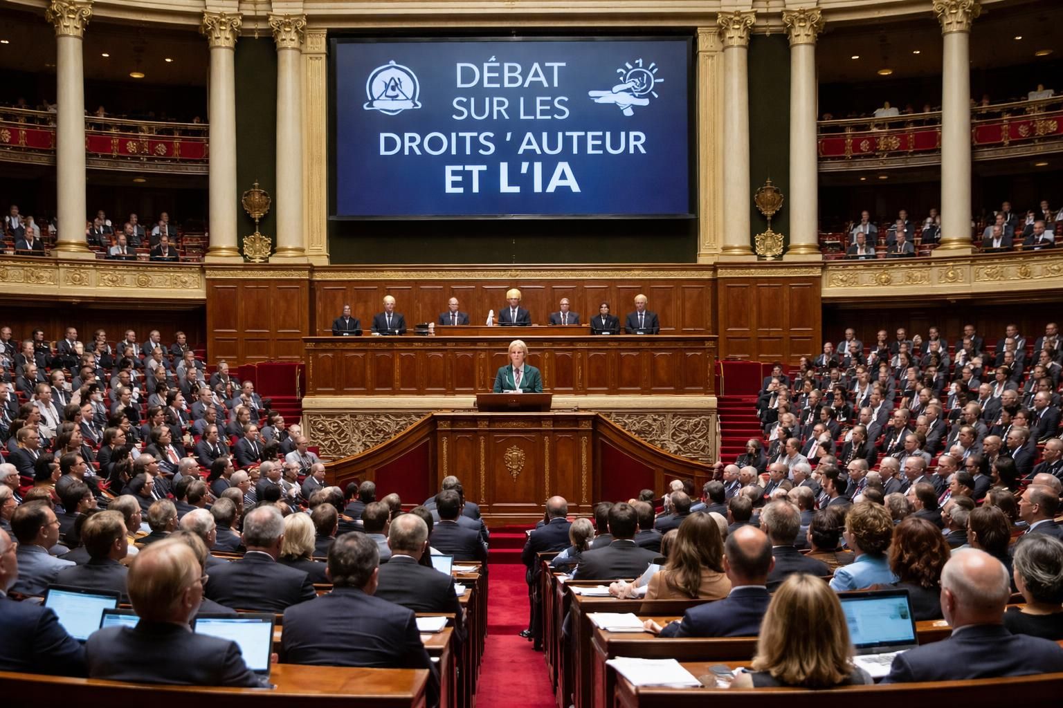 découvrez le débat essentiel à l’assemblée nationale sur l’impact de l’intelligence artificielle et les mesures pour protéger les contenus culturels face aux avancées technologiques.