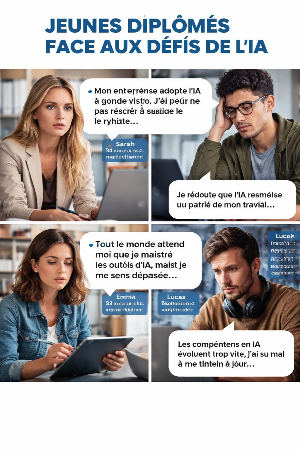 découvrez les témoignages de jeunes diplômés confrontés à l'impact de l'ia sur le marché du travail et explorez les défis qu'ils rencontrent pour décrocher un emploi.