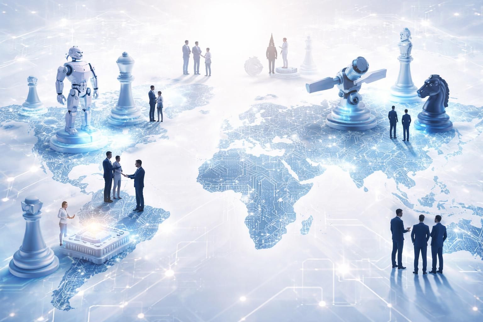 découvrez les enjeux géopolitiques majeurs de l'intelligence artificielle à l'échelle mondiale et les stratégies d'influence des puissances internationales dans ce domaine clé du futur.